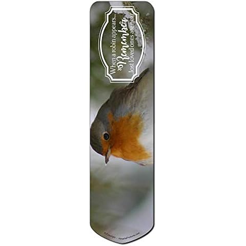 Little Robin Red Breast Book Mark, Advanta Group® Bookmark Printed Full Colour Cover