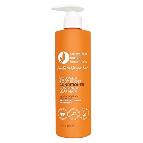 Australian Native Botanicals Volume & Body Boost Conditioner, With Waratah & Flame Tree, Suitable For Fine & Limp Hair - 1 x 250ml Cover