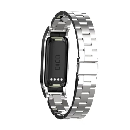 Image of Compatible with Fitbit Luxe Bands,Stainless Steel Metal Replacement Strap Wrist Band Compatible for Luxe Fitness Tracker