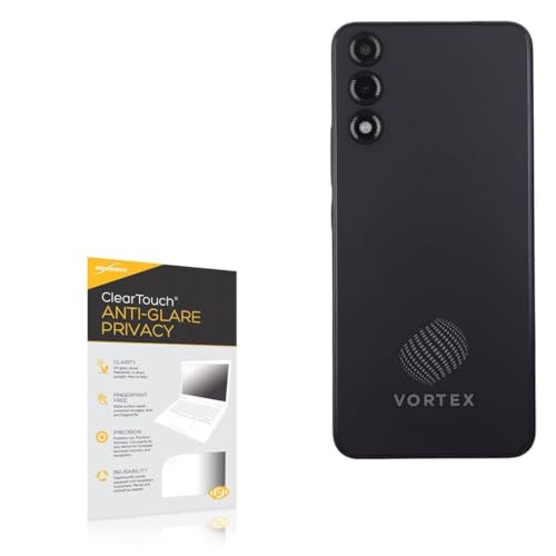BoxWave Screen Protector Compatible with Vortex HD65 Select - ClearTouch Anti-Glare Privacy (2-Pack), Privacy Screen Protector Flexible Film Anti-Glare