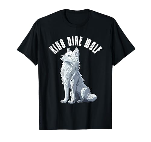 King Dire Wolf Camisa a juego para cumpleaños familiar papá marido Camiseta