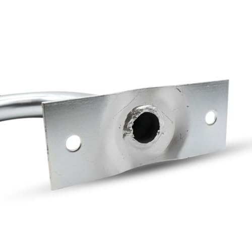 DOJA Barcelona | Soporte Antena Pared en L | Pack 1 | Mástil Ø 25mm | 20 X 17cm | Acero | Accesorios Parabólica | Para TV Exterior - imagen 2