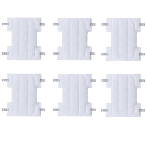 6-Pack Microfiber for Shark Vacuum Pads Compatible with Shark Rocket Dust away, Rotator, Navigator Lift-Away Pro, Ultra Light Stick Vacuums,for Shark Hv300 Series