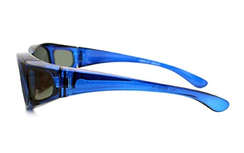 2 Extra Small Polarized Fit Over Sunglasses Wear Over Eyeglasses3
