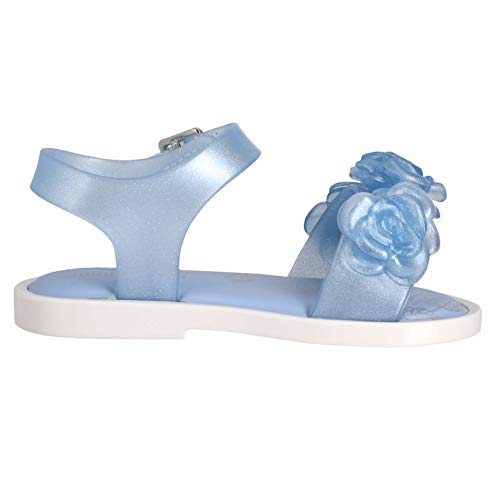 Mini Melissa Baby Girl's Mar Sandal Iii Bb (Toddler/Little Kid) (5M, Blue/White) #TOP2