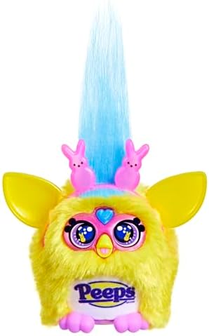 Furby Furblets Peeps Mini 3-Inch Electronic Plush Candy Toys for Kids 6+ – Easter Basket Stuffers