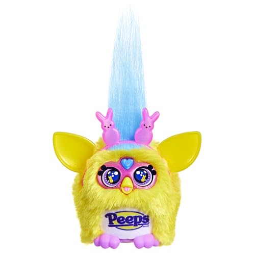 Furby Furblets Peeps Mini 3-Inch Electronic Plush Candy Toys for Kids 6+ – Easter Basket Stuffers