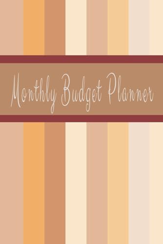 Monthly Budget Planner - Financial Planning Tips and Organization tool - 6 x 9 inches: 12 individualized months of budgeting logs, notes taking pages as well as financial tips!