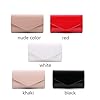 YUEZHAN Abendtasche Damen Clutch Lack Leder Umschlag Clutch Geldbörse Glänzende Süßigkeiten Farbe Abdeckung Tag Clutches Abend Tasche Für Frauen Schulter Handtaschen Schwarz #2