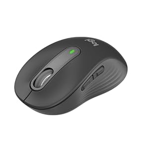 Logitech Signature M650 Kabellose Maus – für kleine bis mittelgroße Hände, 2-Jahres-Batterie, Leise Klicks, Anpassbare Seitentasten, Bluetooth, Kompatibilität mit mehreren Geräten – Grau