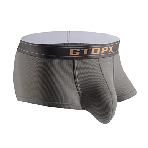 Mens Pouch Underwear Men's Separate Big Pouch Comfy Briefs Comfy Low-Rise Pouch Bikini Brief Boxer Briefs