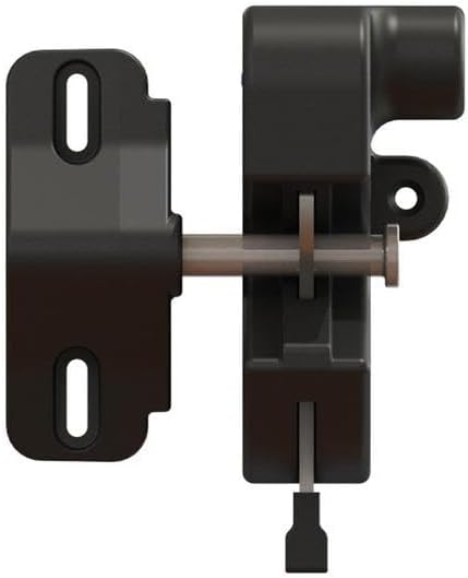 Nationwide Industries Traverse Gate Latch for 4"" Posts, Black