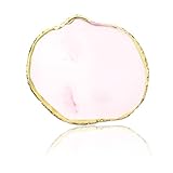 Nail Art Palette, 1 Pcs Resin Nail Plates for Nail Art Gilded Edge Nail Polish Palette Small Nail Polish Mixing Plate Makeup Display Board for DIY Nail Art Design
