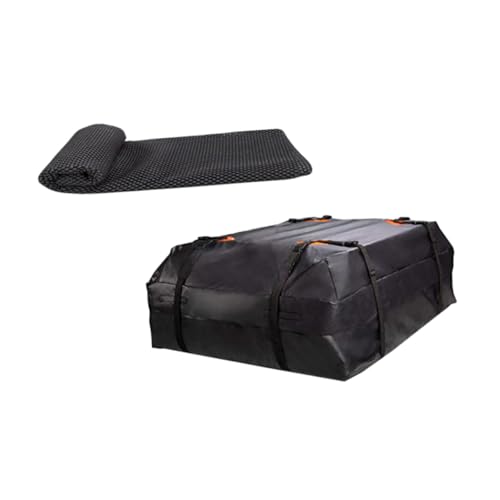 Alipis 1 Set Rooftop Cargo Bag for Car Durable Oxford Wear Resistant Luggage Carrier Easy to Install Non Slip Mat Protects Against Rain and Sun