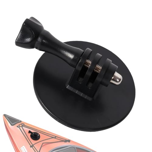 Support de Caméra pour Planche de Surf - Fixation Paddleboard Rotative pour Action Cams - Plaquettes de Base Adhésives | Design PVC Surbaissé, Adhésif 3м, Compatibilité Universelle Gopřo, pour Sports