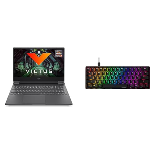 Image of HP Victus Windows 11 Home Gaming Laptop,AMD Ryzen 5 5600H,4Gb AMD Radeon Rx 6500M Graphics,15.6-Inch