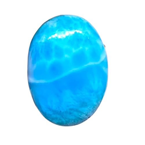 Gemme larimar naturelle GH_NAT_07323 pour pendentif et joaillerie fine DIY
