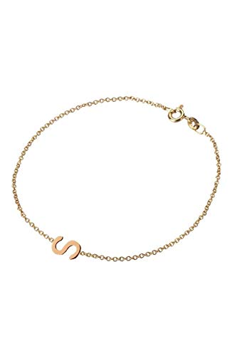 14k Gold Initial Bracelet 14k Solid Gold Personalized Bracelet 14k Gold Initial Bracelet 14k Solid Gold Personalized Bracelet