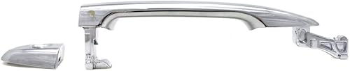 Miniatura 3 de KarParts360 Para Toyota 4Runner 2003-2009 Manija de puerta exterior delantera, lado del conductor cromada | con orificio para llave | Recorte: todos