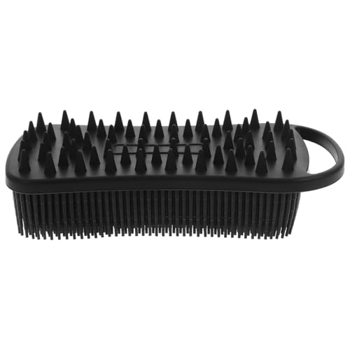 Vaguelly Cepillo Para Barba Cepillo Táctil Exfoliante Facial Cepillo De Ducha De Silicona De Doble Cara Cepillo Facial Cepillo De Lufa De Viaje De Silicona Para Exfoliante