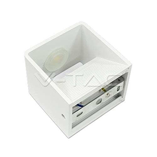 Applique Murale LED Design Carré Blanc VT-758 Format 10cm - 4