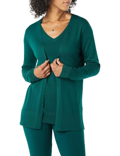 Image of Amazon Essentials Women's Lightweight Long Sleeve Open-Front Cardigan Sweater (Available in Plus Size)