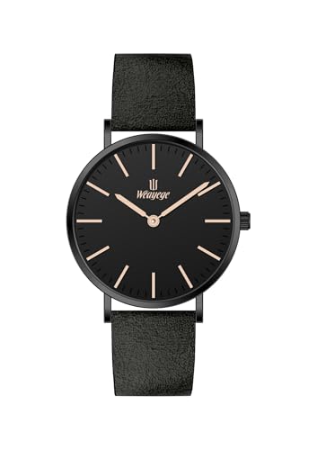 Montre quartz femme avec mouvement japonais et bracelet en cuir