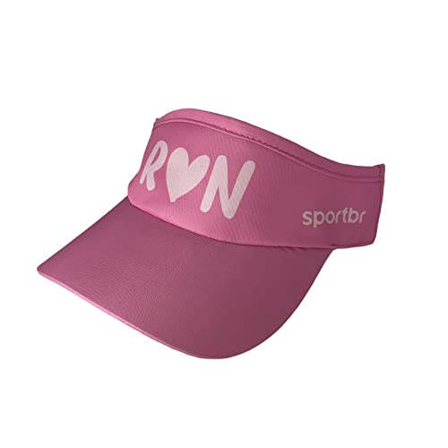 Viseira Sportbr Heart Pink