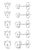Pendientes Plata Mujer: Estos pendientes pequeños mujer están fabricados con de plata de ley 925 hipoalergénica, suave para las orejas sensibles. Con un chapado en plata mejorado, estos pendientes hipoalergenicos son resistentes a la decoloración y al desgaste. Estos pendientes de plata aportan un brillo sutil pero llamativo que te hará seguir deslumbrando, incluso entre la multitud