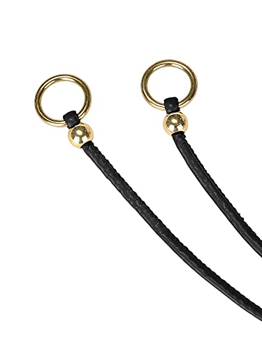 Allegra K Women PU Leather Skinny Rope Belt Round Ring Endings Self Tie Waistband Thin Waist Strap2