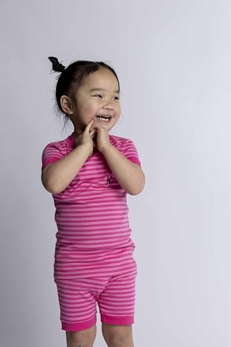 Image of monica + andy unisex-baby Organic Two-piece Shorty Pajama Set