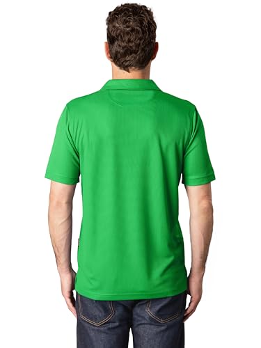 Image of FlowTech Men's Performance Polo Shirt DryMax Quick‑Dry Pinhead Texture Breathable Moisture‑Wick Odor‑Free