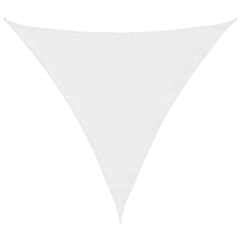 Toile ombrage imperméable blanche protection UV 6x6x6 m