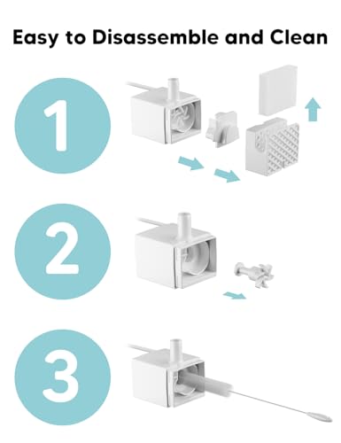 Pompe de rechange pour fontaine à chat pour remplacer un moteur usé - 4