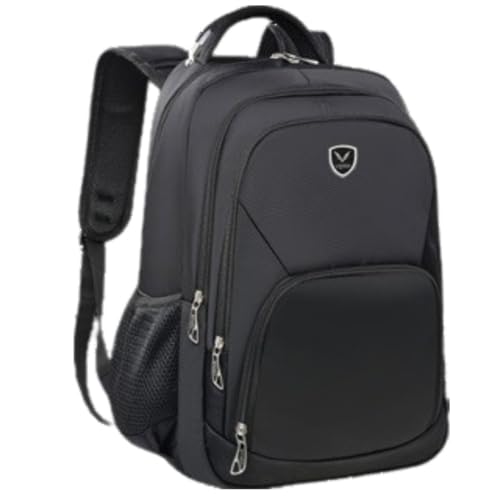 Mochila Escolar para Laptop, Bolsos Múltiplos, Adulto Unissex Alças Acolchoadas Com Cabo de Aço