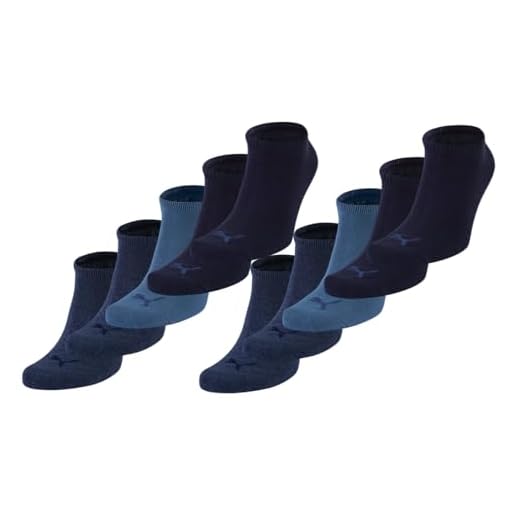 PUMA Sneakers Socken Sportsocken 10-Paar-Pack Unisex - denim - Gr. 43-46