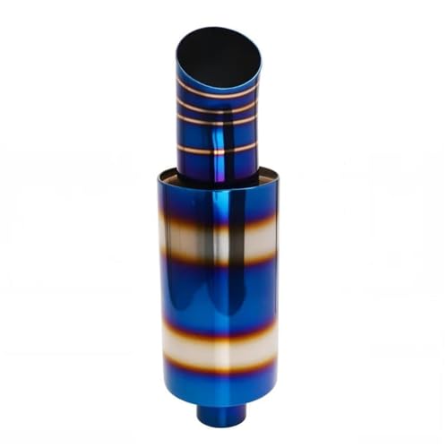 NYSQOFMB Cola de Escape Silenciador Escape Interface 48Mm Acero Inoxidable para Carreras Deportes Punta Escape Universal Soldada Accesorios Coche Terminal De Escape