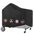 vchin 7152 Grill Cover for Weber Performer Deluxe 22 Inch Charcoal Grills, Waterproof BBQ Grill Cover, Fade Resistant and Tear Resistant