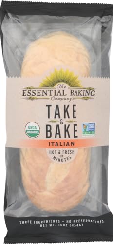Essential Baking Company (NOT A CASE) Organic Take & Bake Bread Italian