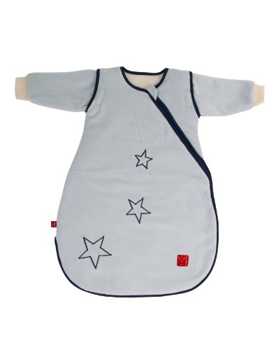 Preisvergleich Produktbild Kaiser 65070229 Schlafsack STAR sidezip, Ganzjahresschlafsack, Arme abtrennbar, 90 cm, hellblau