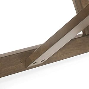 Christopher knight home fairgreens dining table antique brown 355d x 71w x 295h in  urban country home decor