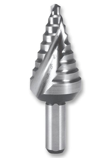 Brocas escalonadas, HSS, 4-20 mm, 101062
