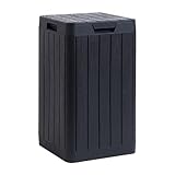 ✅ Support pour sac poubelle, changement de sac facile et rapide.