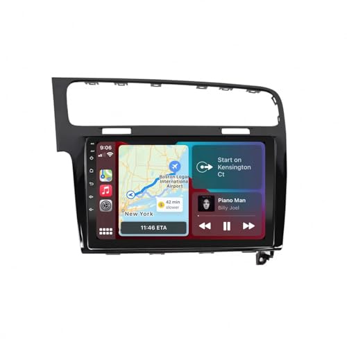 Autoradio Carplay 2 Din Golf 7 poste radio Bluetooth écran tactile et navigation GPS intégré