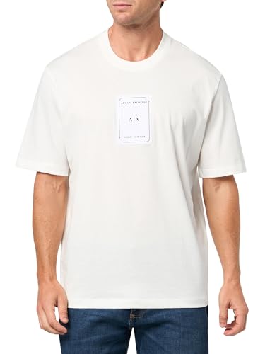 Armani Exchange Men's Vertical Rectangle Logo Tee