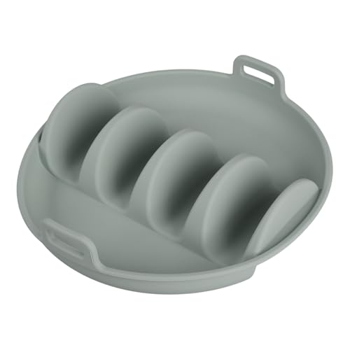Snorvixre Tacos eficientes de silicona de 25,4 cm con base antideslizante, perfectos para cenas familiares, barbacoas al aire libre y reuniones de grupo. Tacos aptos para barbacoas