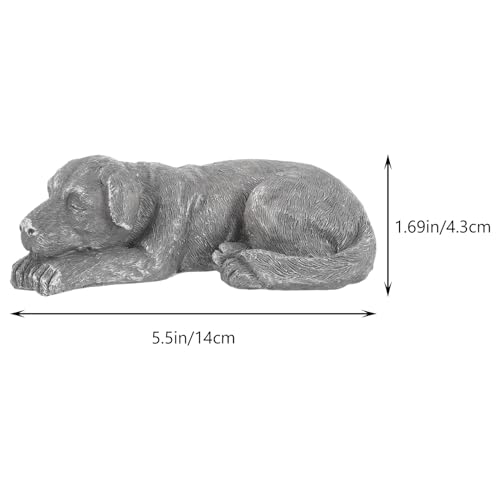 Statue Commémorative Chien Chat ORFOFE Résine Extérieure Résistante