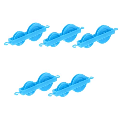 CIYODO Student Pulley Experimental Equipments 5pcs Set Fixed Movable Pulley Kit for Physics Learning