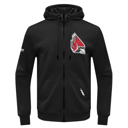 Image of Pro Standard Mens College Classic Chenille Cotton Double Knit Full Zip Hoodie