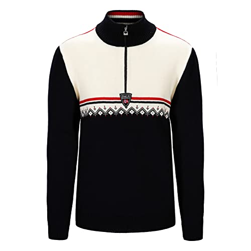 Dale of Norway Lahti Men’s Sweater - 100% Lightweight Wool Sweaters for Men - Regular Fit Men’s Pullover - Men’s Sweater